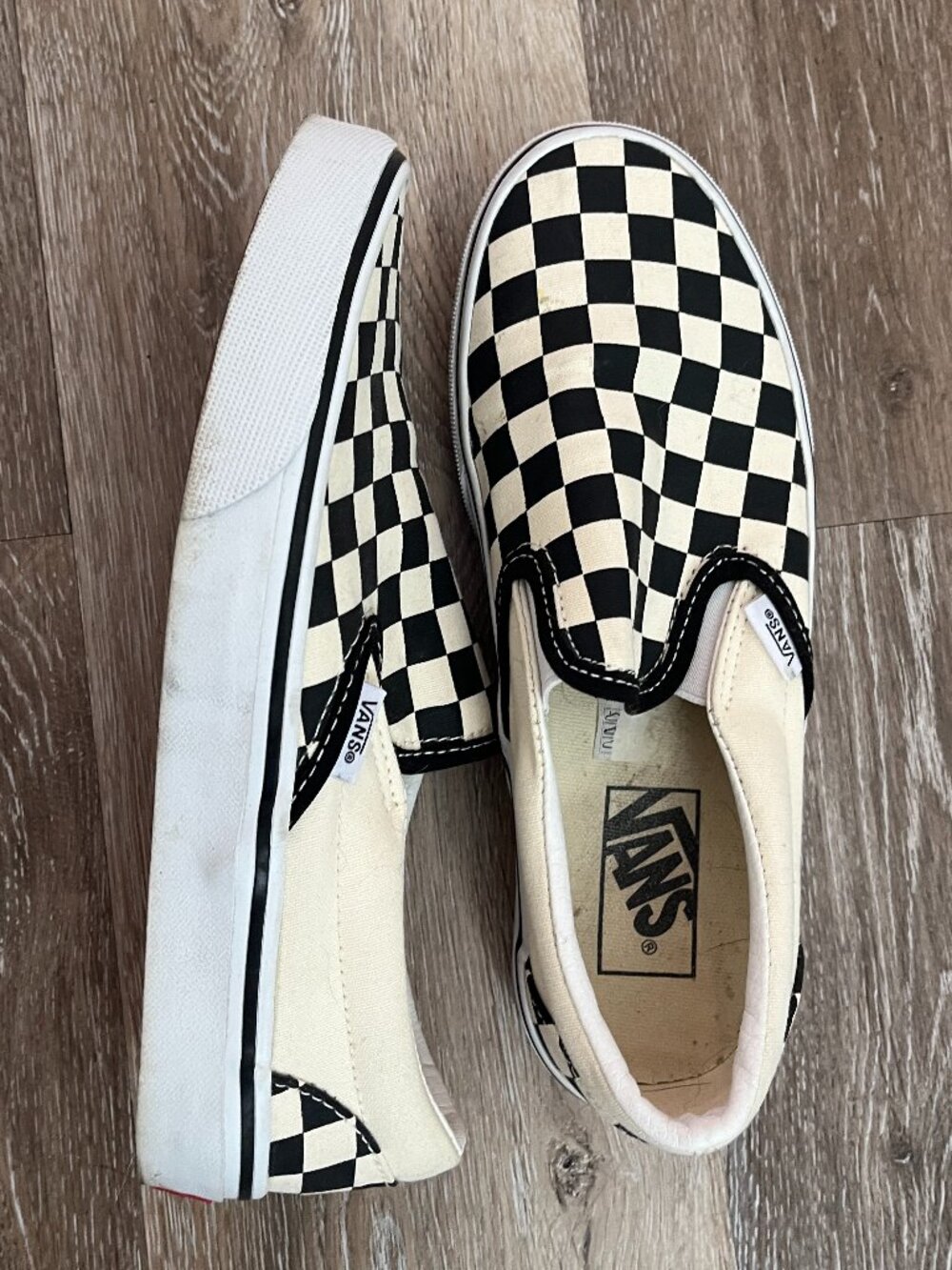 Classic Checkered Slip-On Vans